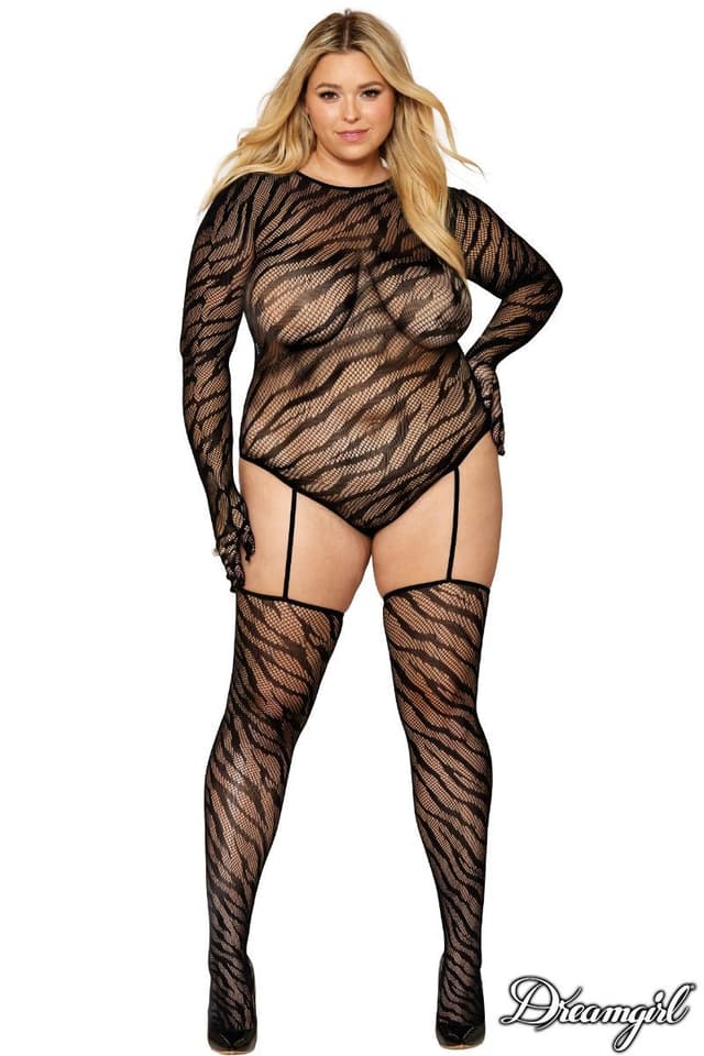 DG0420X - Zebra Net Bodystocking image