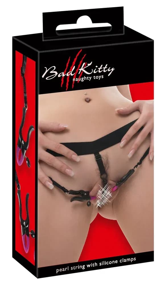 Bad Kitty Pearl String & Silicone Clamp image