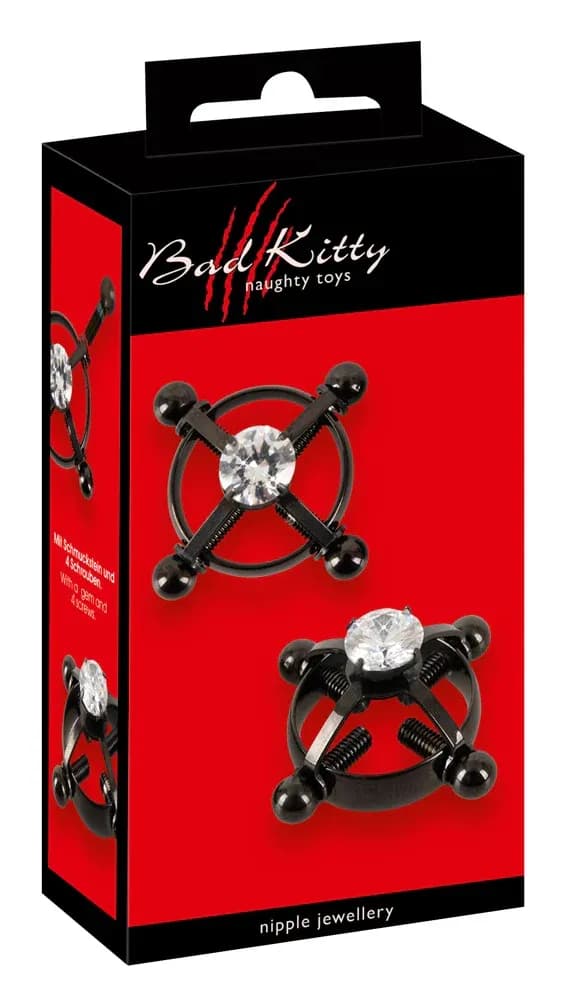 Bad Kitty Nipple Jewelry Black image