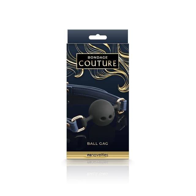 Bondage Couture - Bâillon-boule - Bleu image