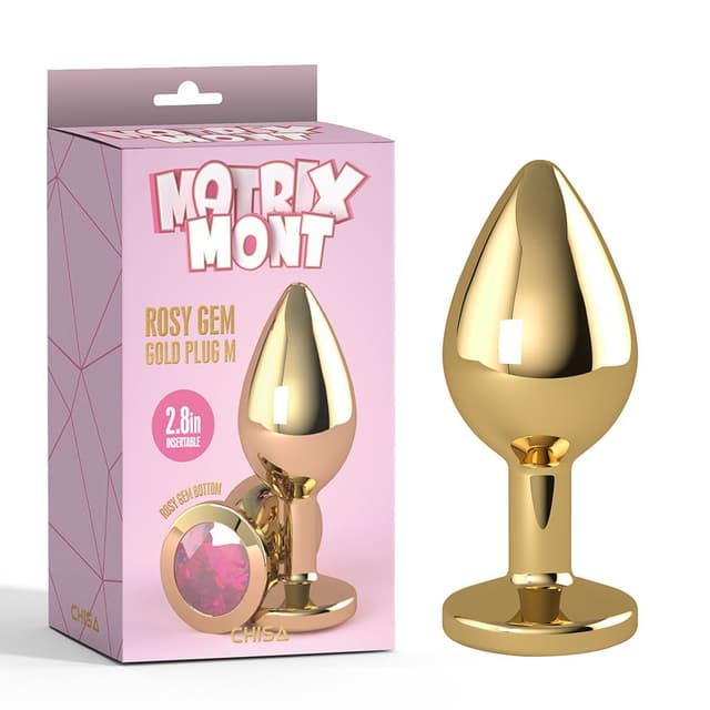 Rosy Gem Gold Plug M image