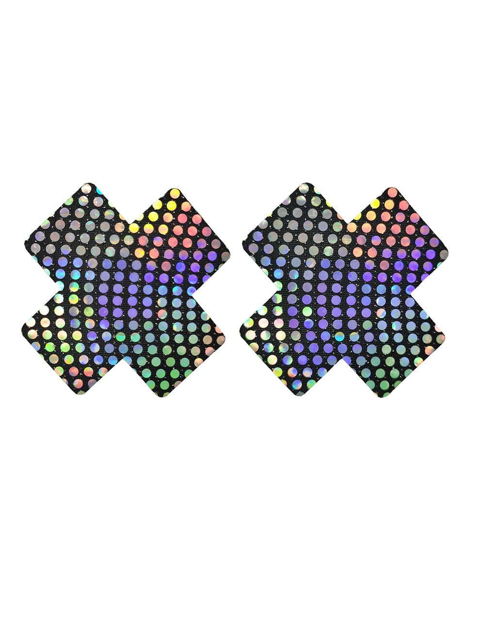 NC243 - Laser Look Cross Shape Nipple Covers