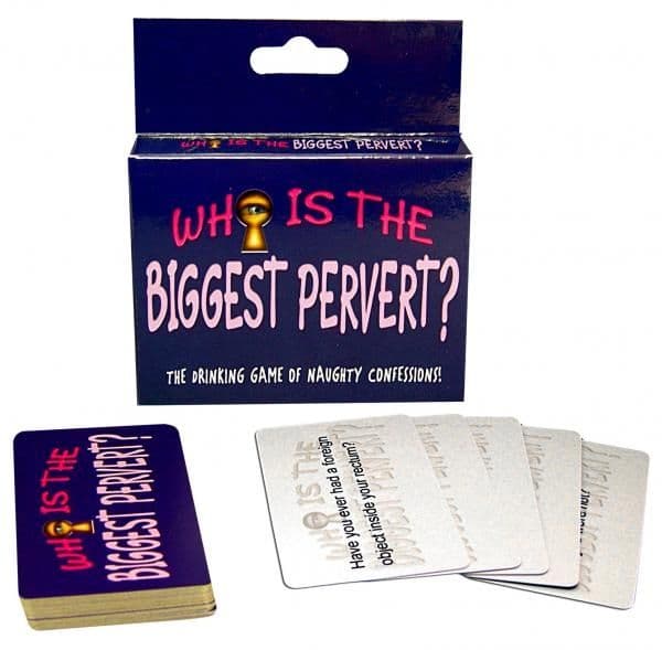 Drinking Games - Who is the Biggest Pervert? Card Game