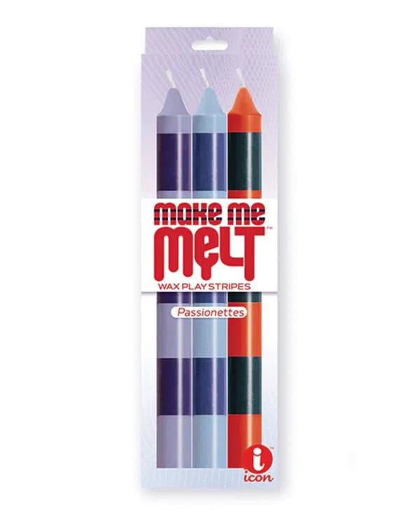 Make Me Melt, 3 Pack Stripes Passionettes image