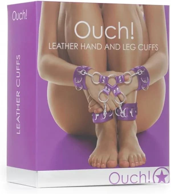 OUCH!! Menottes pour les mains et les jambes violettes image