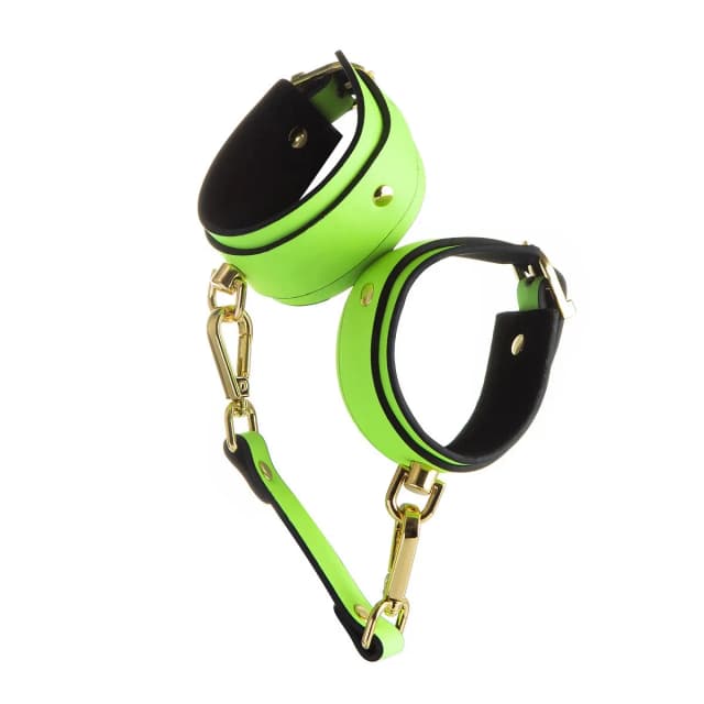 Glow-In-The-Dark Menottes de cheville - Vert image