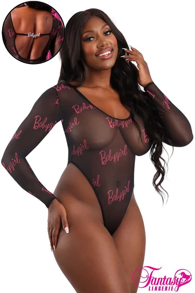 FAAF985X - "Babygirl" Teddy - Q/S image