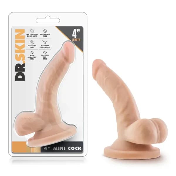 Dr. Skin 4" Mini Cock Beige image