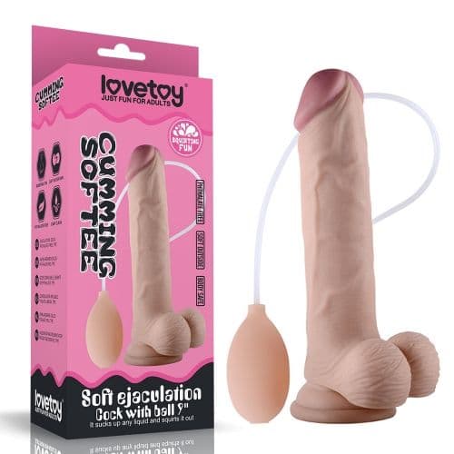 Pénis à éjaculation douce de 9 pouces avec boule image