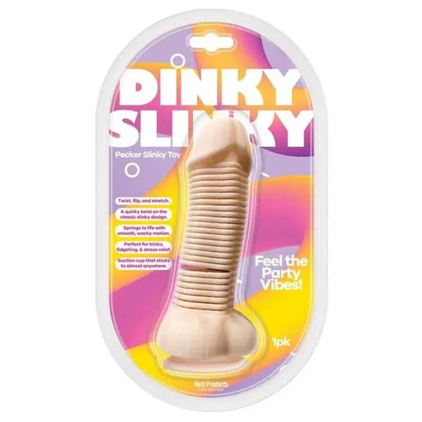 Dinky Slinky Pecker Slinky Toy – Beige