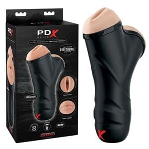 PDX ELITE DOUBLE PENETRATION VIBRATING STROKER image