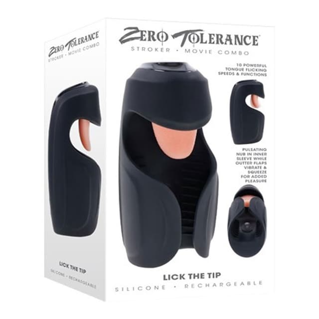 Lick The Tip - Silicone Rechargeable - Black image