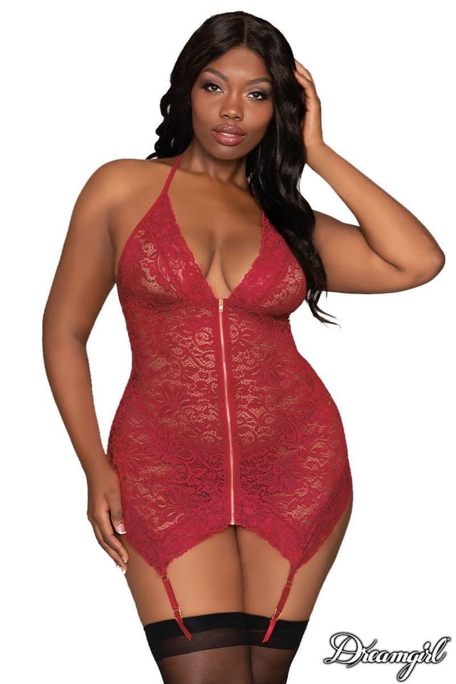 DG12488X - Zipper Garter Slip image