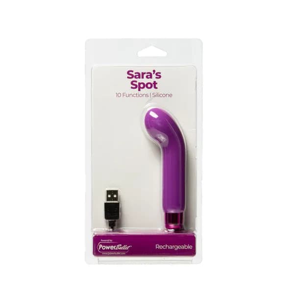 PowerBullet Sara’s Spot – Compact G-Spot Vibrator – Purple image