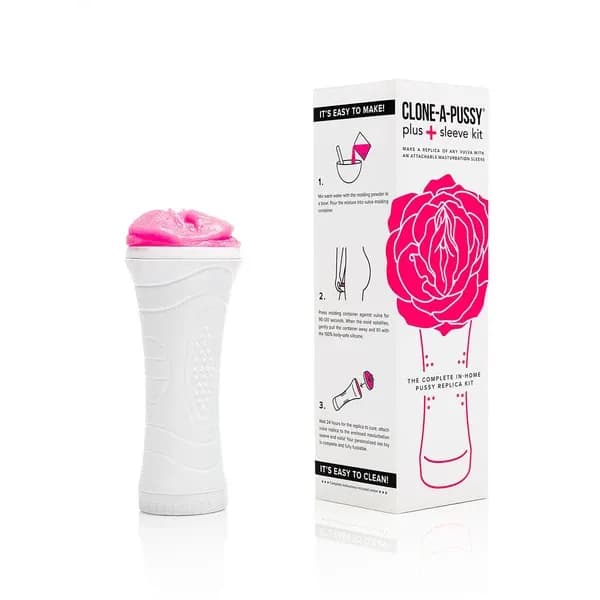 Clone-A-Pussy Plus Sleeve Kit - Hot Pink