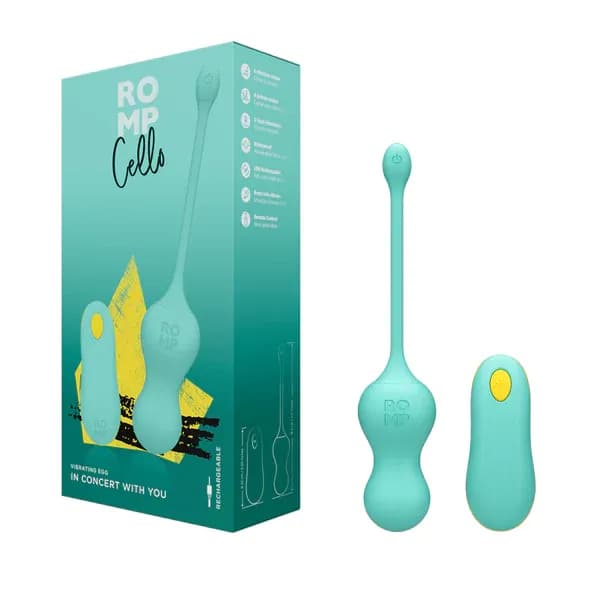 ROMP - Cello - Vibrating Egg – Teal image