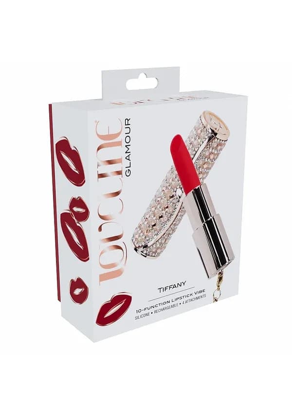 Loveline - Tifanny - Lipstick Vibrator - 10 Functions - Pink